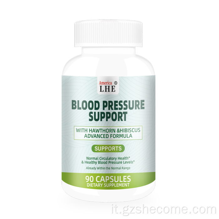 Le capsule della pressione sanguigna supportano la bacca di biancospino